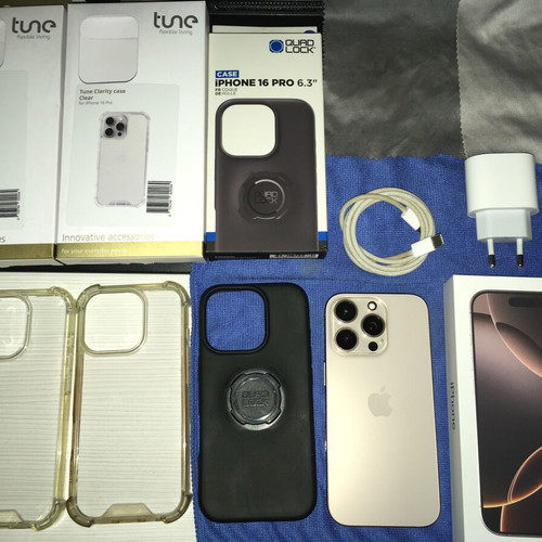 iPhone 16 Pro 128GB Desert Titanium Gold like new