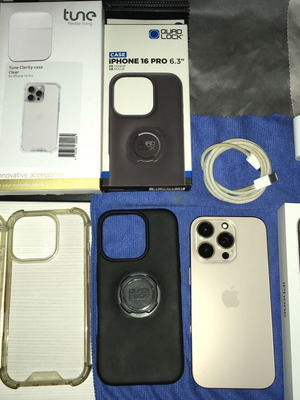 iPhone 16 Pro 128GB Desert Titanium Gold like new