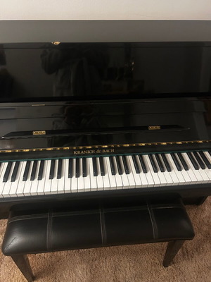 Kranich & Bach piano used, classic wooden finish