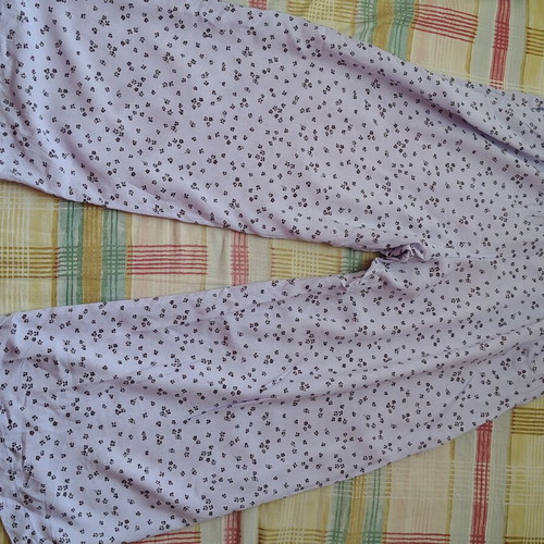 H&M girls' pants, size 146 cm, brown and purple