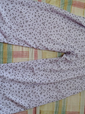 H&M girls' pants, size 146 cm, brown and purple