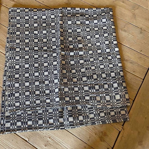 Traditional woven throw used, bedspread