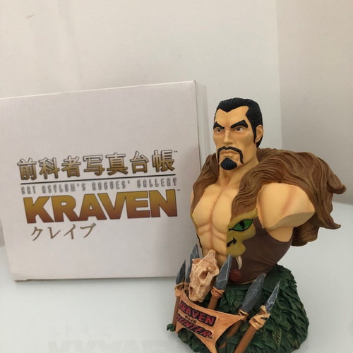 Kraven bust 8 inches Rogues Gallery new Spider-Man villain Diamond Select