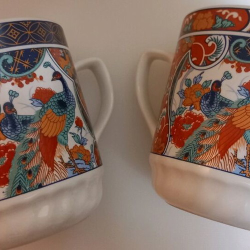 Apulum porcelain mugs like new, set of 2