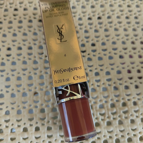 YSL Loveshine Plumping Lip Oil Gloss Shade 4 new