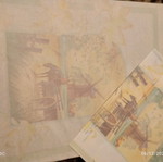 Correspondence used, 3 sets with envelope