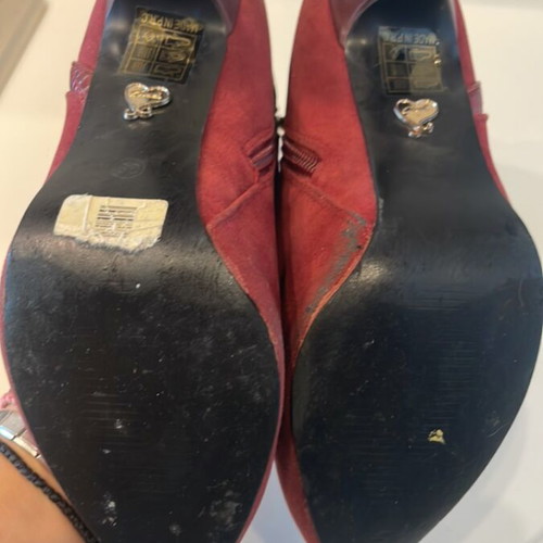 Bordeaux Axel ankle boots used, size 38