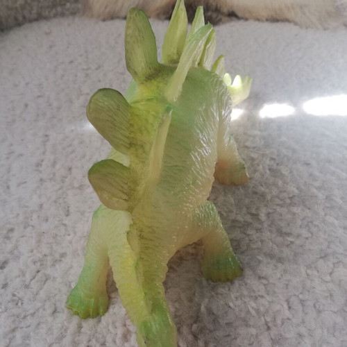 Dinosaur vintage collectible glow in the dark toy used