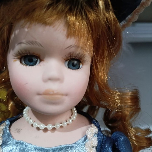 Vintage porcelain dolls used, pack of 7, various sizes