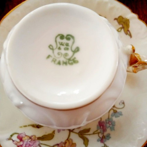 Limoges porcelain coffee set William Guerin & Co. 1901-1932