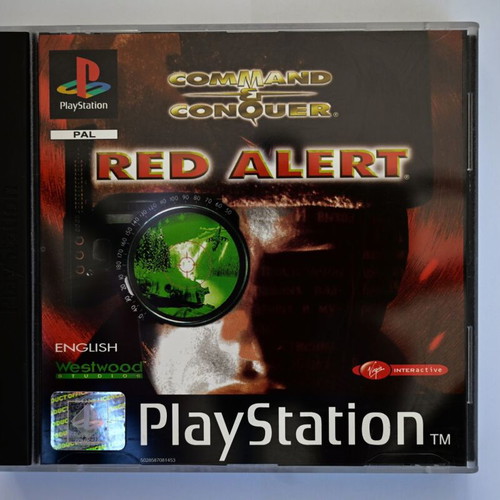 Command & Conquer Red Alert PS1 complete set with 2 discs like new