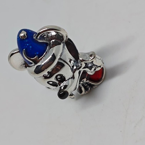 Disney Mickey Mouse Fantasia S925 Silver Collectible Charm like new