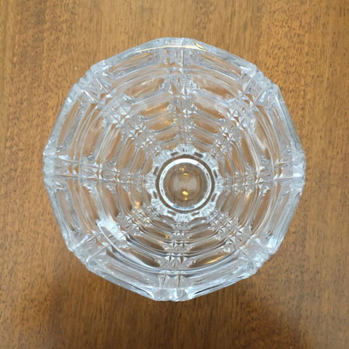 Crystal vase vintage 1980s like new
