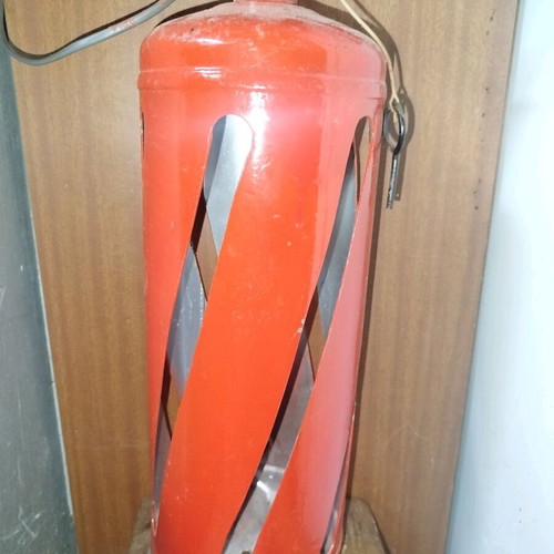 Fire extinguisher decorative lamp made to order, industrial style