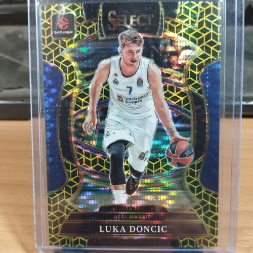 Luka Dončić Select Concourse Green Checker card new