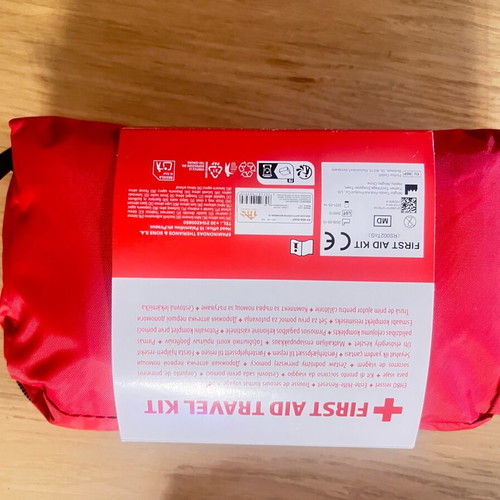 First Aid Kit Car Fabric Certified DIN 13164 new