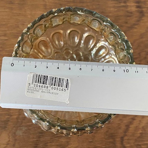 Lamp glass used, antique, set of 3 pieces