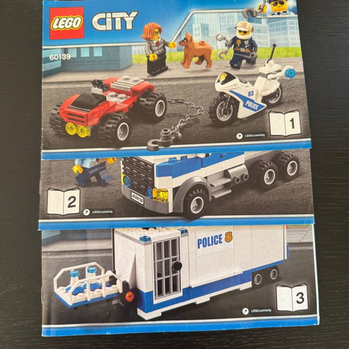 Lego instruction booklets used, pack of 10 pieces