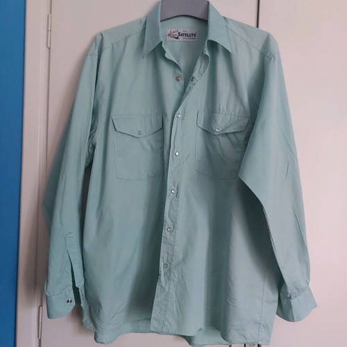 Men's shirt 4XL green like new