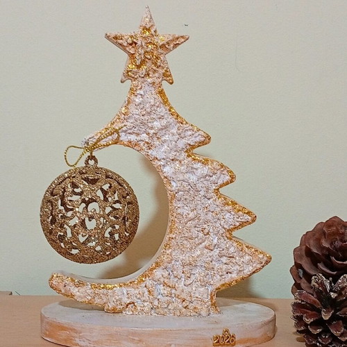 Handmade large ceramic Christmas tree charm 2026 new