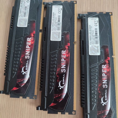 G.Skill Sniper DDR3 RAM 12GB (3x4GB) 1600MHz μεταχειρισμένο