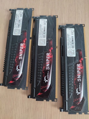 G.Skill Sniper DDR3 RAM 12GB (3x4GB) 1600MHz μεταχειρισμένο