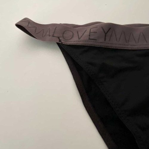 Luna brazilian slip new, size Small, black