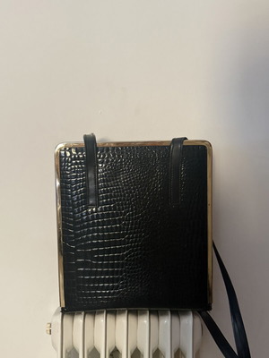 Vintage shoulder bag, black