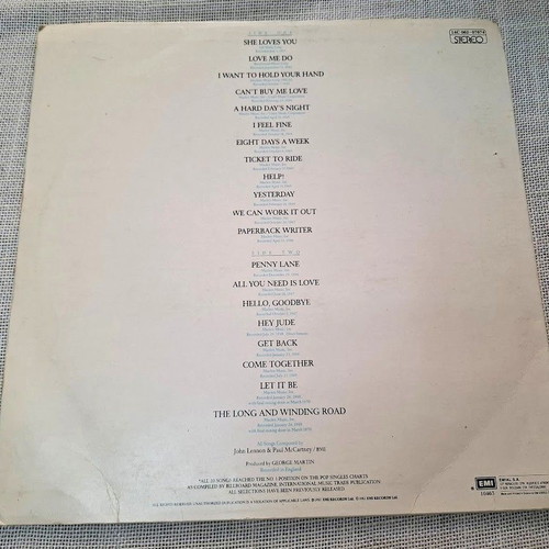 The Beatles 20 Greatest Hits LP употребяван, рок