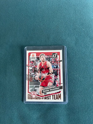 Sasha Vezenkov Donruss EuroLeague 2023-24 #200 signed card like new