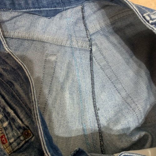 Diesel jeans used, size 38, altered