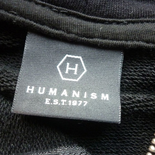Humanism women's teen black medium sweatshirt jacket used