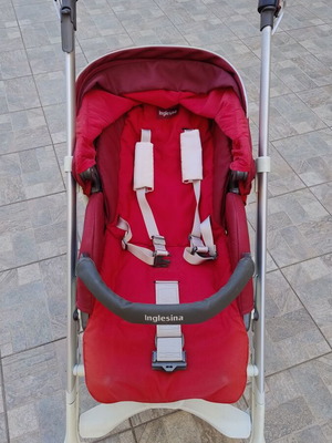 Inglesina Trilogy καρότσι μεταχειρισμένο με extras και αδιάβροχο κάλυμμα