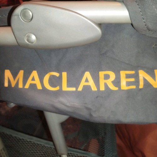 Maclaren Baby Stroller used with footmuff and rain cover