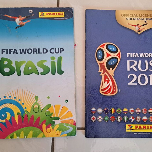 Panini World Cup 2014 & 2018 sticker albums