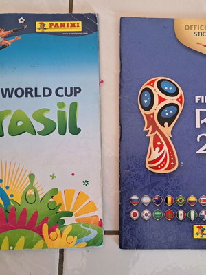 Panini World Cup 2014 & 2018 sticker albums