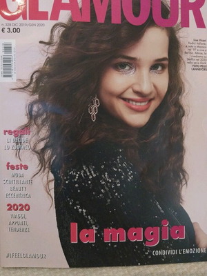 Glamour Italian magazine used December 2019-January 2020