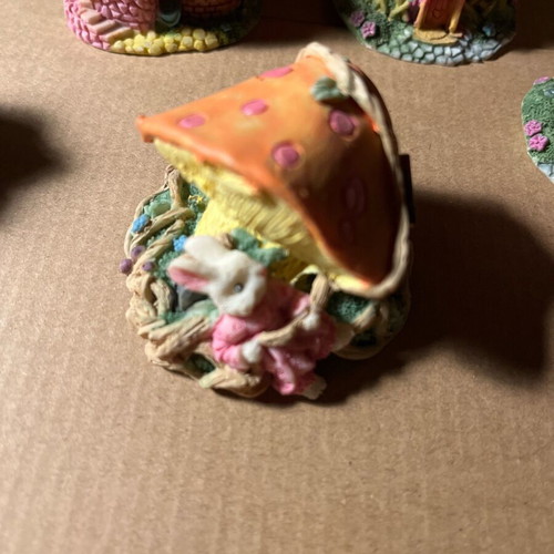 Clay decorative items new, pack of 5 pieces