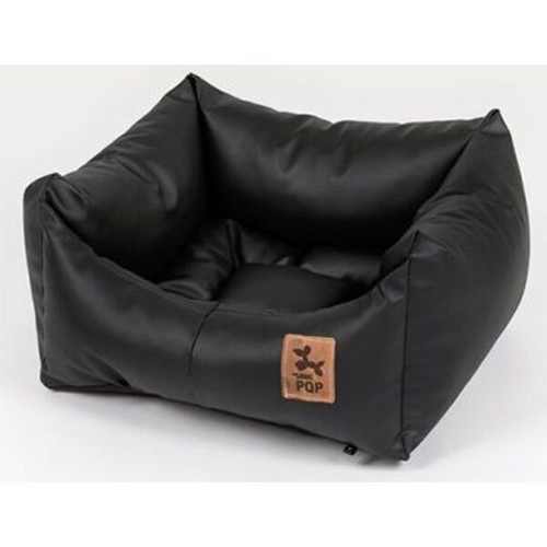 Dog bed pouf leather like new, dimensions 60x65cm