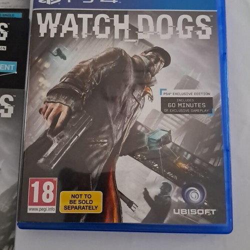 Watch Dogs PS4 game unused, no scratches