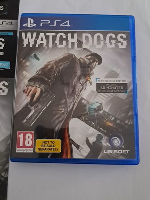 Watch Dogs PS4 game unused, no scratches