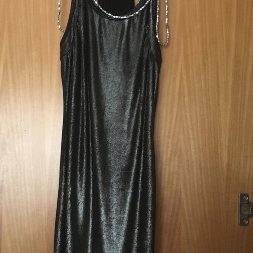 Vintage Miss Sixty metallic blouse dress like new, size M