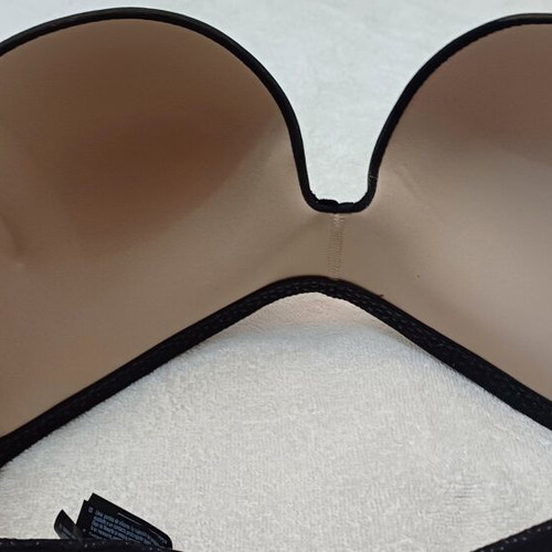 Wonderbra Strapless PushUp Bra without Underwire black lace 85D new