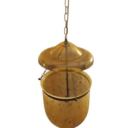 Fusing glass candle-type pendant light new