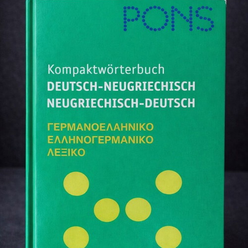PONS German-Greek and Greek-German Dictionary like new