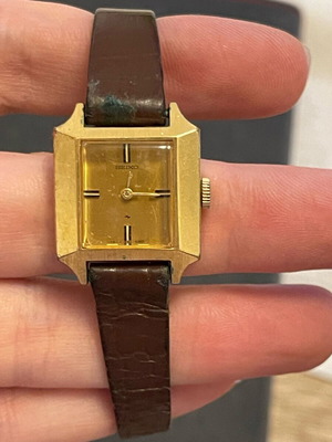 Seiko 11-3750 γυναικείο ρολόι μεταχειρισμένο, δίχρωμο χρυσό καντράν