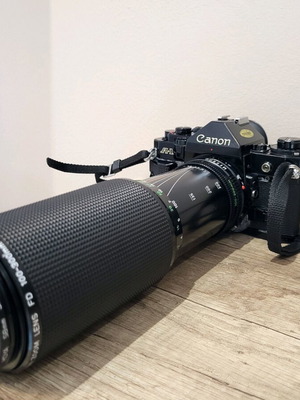 Canon A-1 με φακό Canon FD 100-300mm μεταχειρισμένο