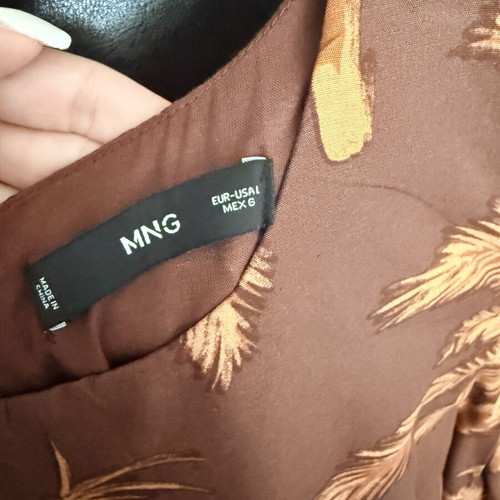 Mango jumpsuit with cutouts new, brown, size L