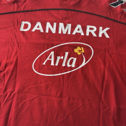 Hummel original vintage shirt like new, white and red, size L