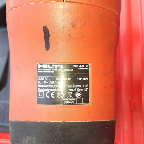 Hilti TE 40 rotary hammer drill used, 1010W